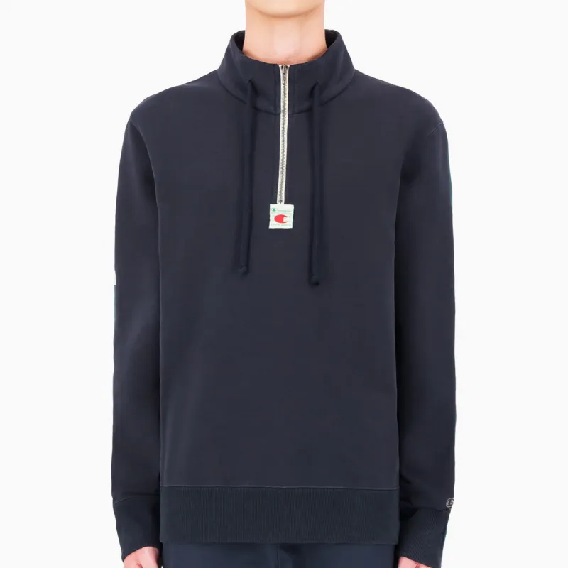 Champion x Craig Green Moderate Stand Collar Loose Fit Regular Sweatshirt Unisex Dark Green-3