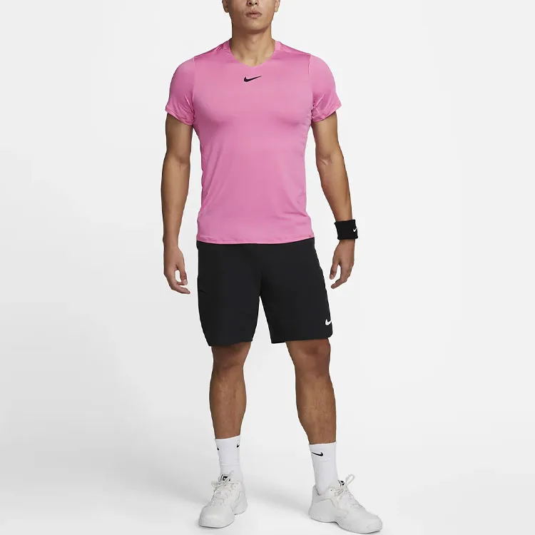 Nike T-Shirts Men Dark Pink-2