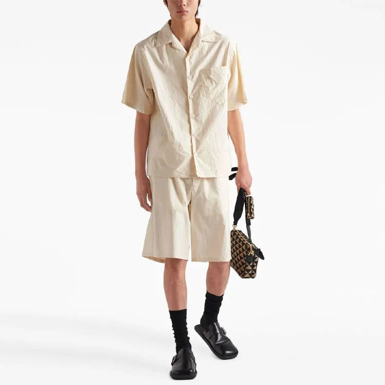 PRADA Shirts Men Beige-2