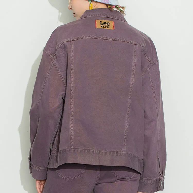 Lee Denim Jackets Women's Purple-3