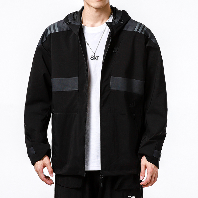 【SATIIIZ】Riad Crop Padded Flight Jacket Adidas originals Rifta Jackets Black S - POIZON