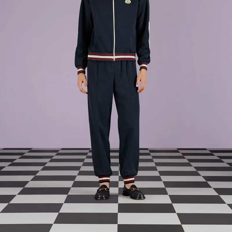 GUCCI Cotton Jersey Track Pants-2