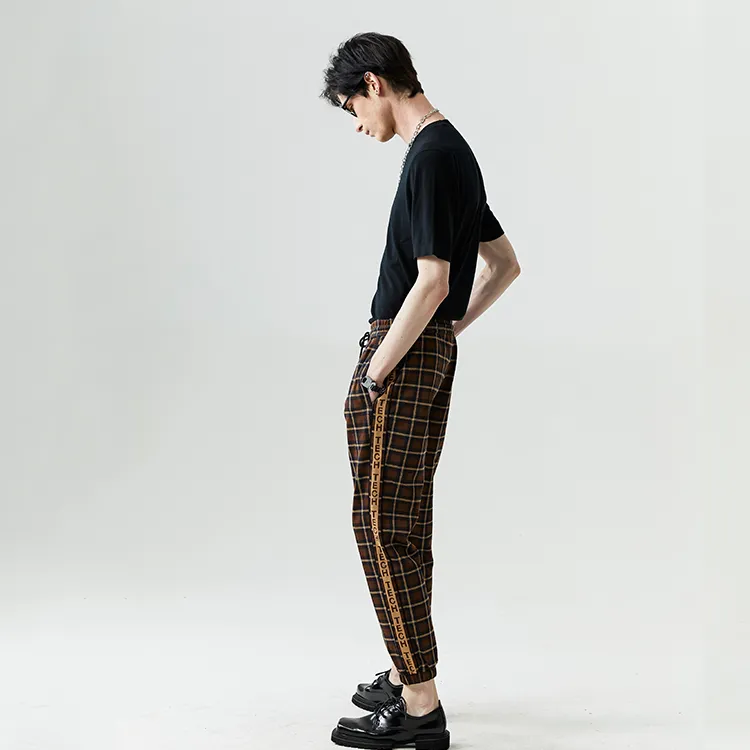 DAVID NAMAN FW21 Casual Pants Men's Coffee-4