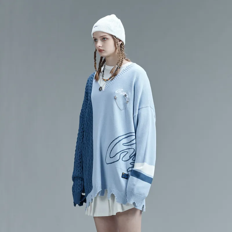 Guuka Sweaters Unisex Blue-6