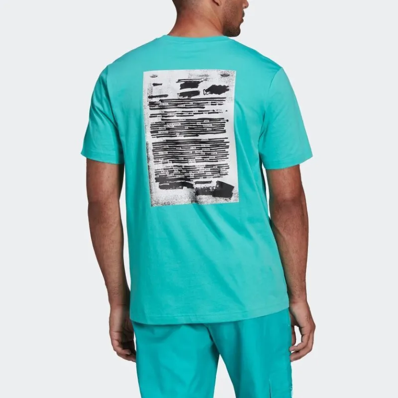Adidas T Shirts Men Teal-1