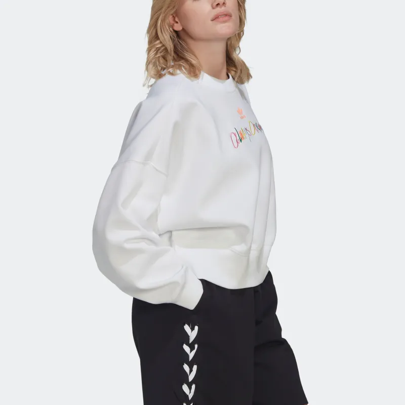 Adidas Originals Sweatshirts Unisex White-3