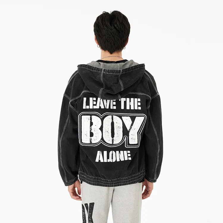 Boy London Denim Jackets Unisex Black-5