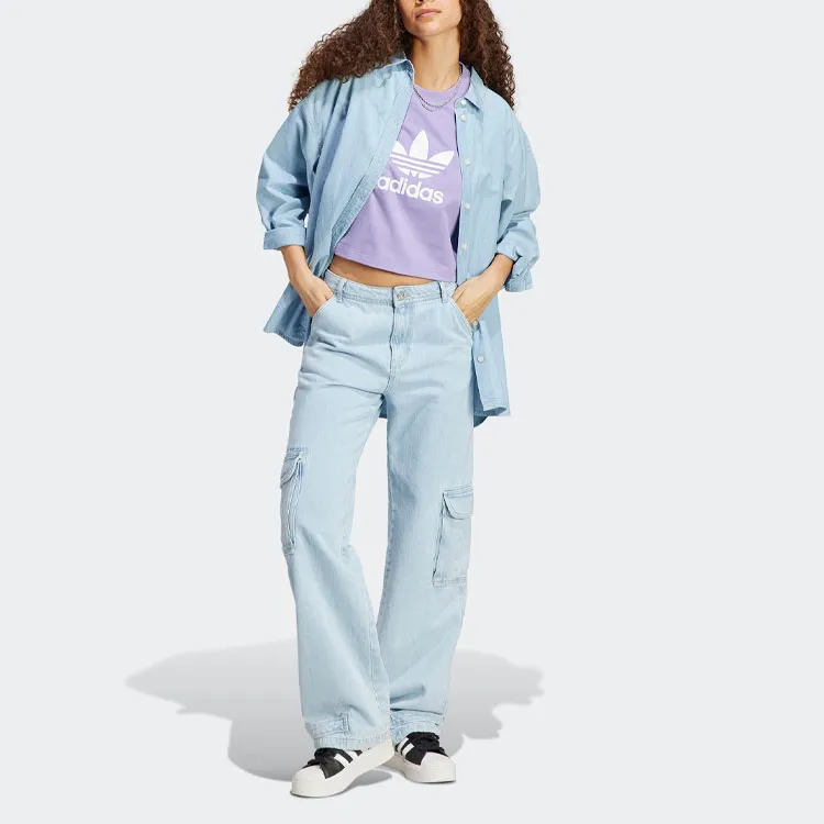 adidas originals Adicolor Classics Short Trefoil Tee 'Magic Lilac'-3
