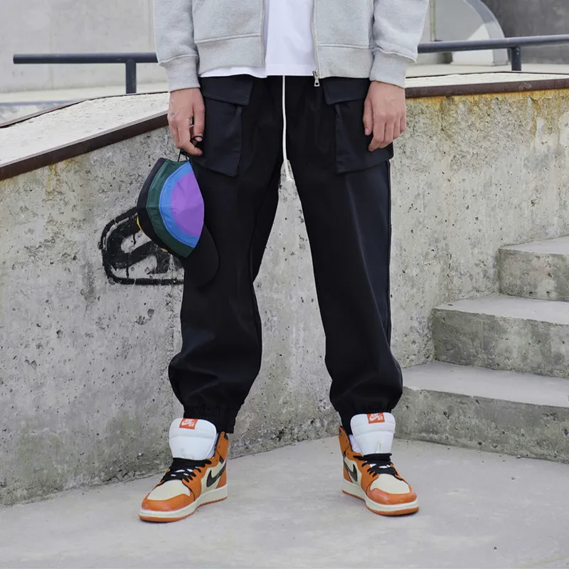 STNW Jogger Thickened Casual Pants Unisex Black-2