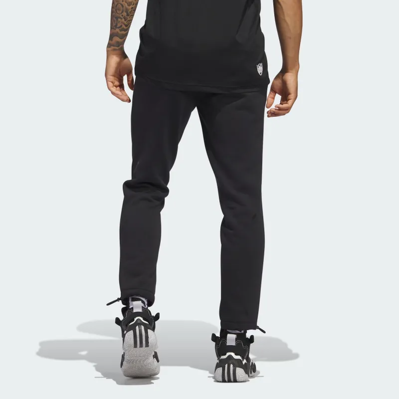 Adidas Knitted Sweatpants Men Black-2