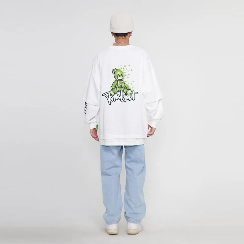 TSMLXLT Sweatshirts Unisex White-1