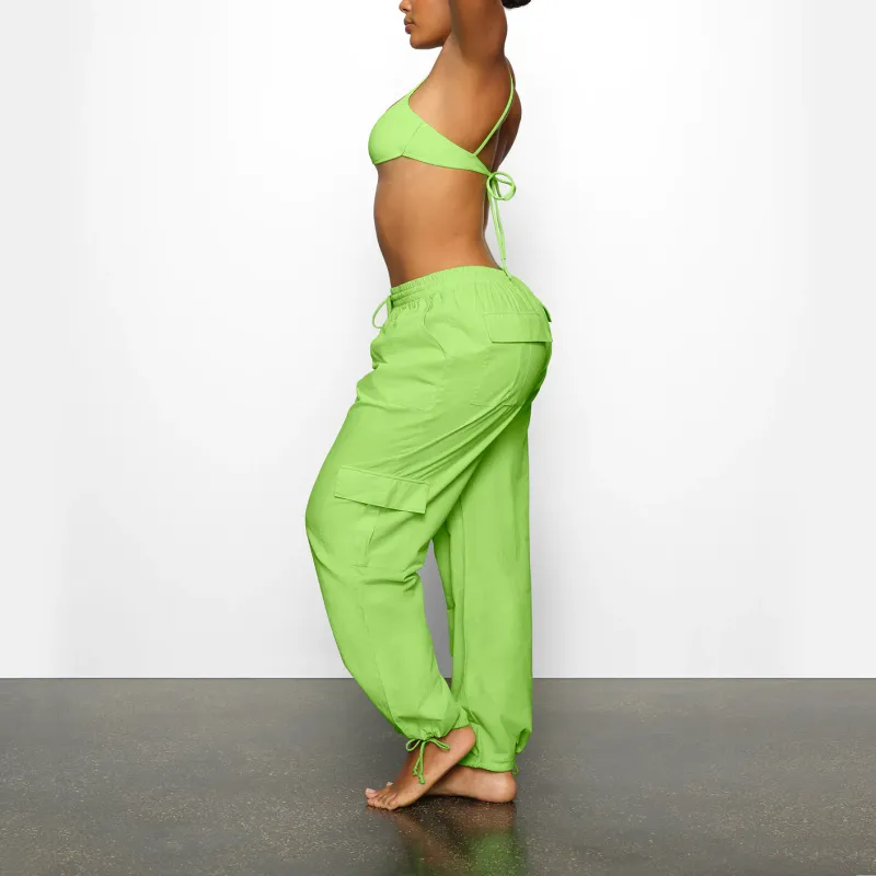 Skims Cargo Pants Women's Neon Green-3