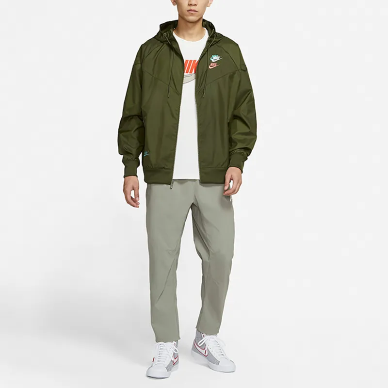 Nike Jackets Men Olive Green-2