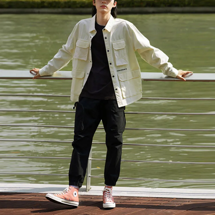 Converse Shirts Men Beige-2