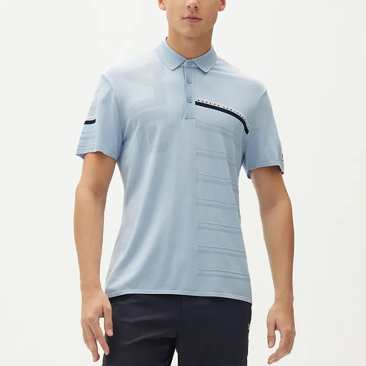 FILA Polo Shirts Men Zen Blue-2