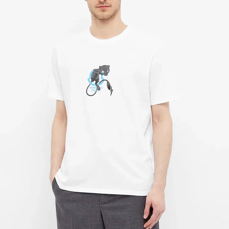 Fragment Design X Moncler T-Shirts Men White-3