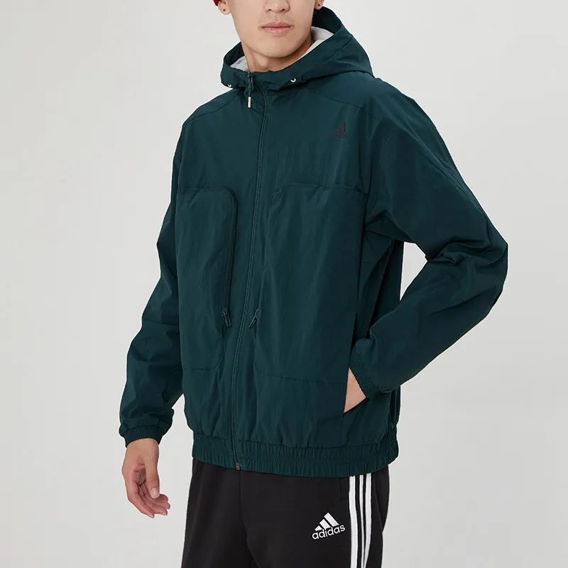 Adidas Jackets Men Peacock Green-5