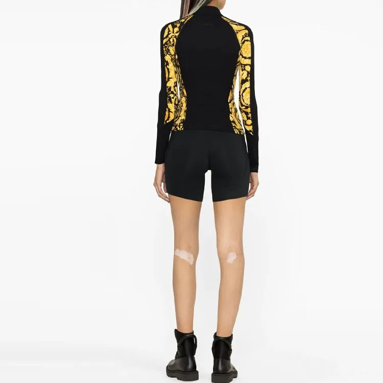 VERSACE Baroque print Zip up Jacket-2