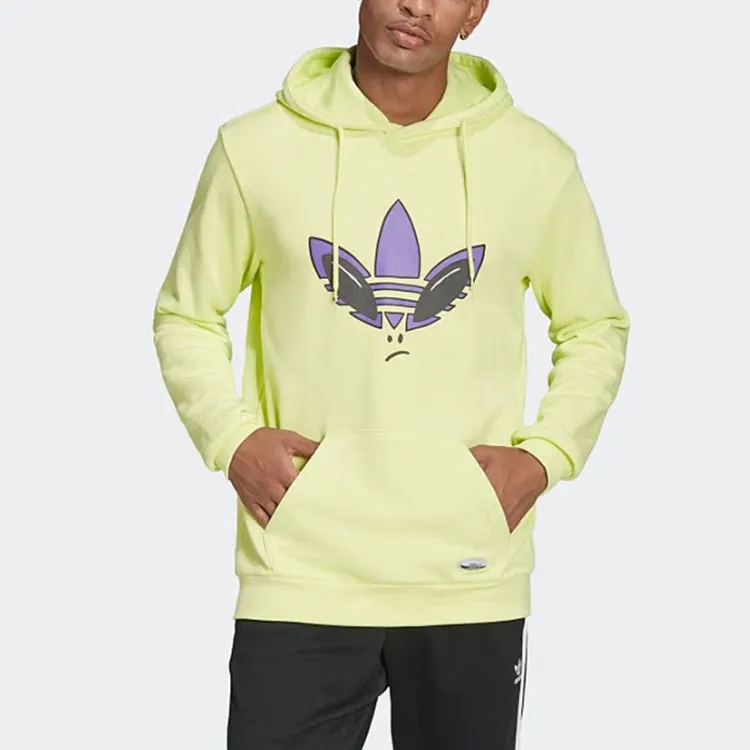 adidas originals Men's R.Y.V. Alien Graphic Hoodie Yellow-1