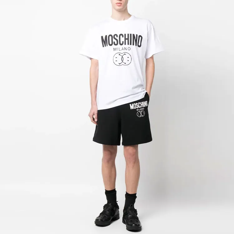 MOSCHINO Logo Printed Bermuda Shorts-1