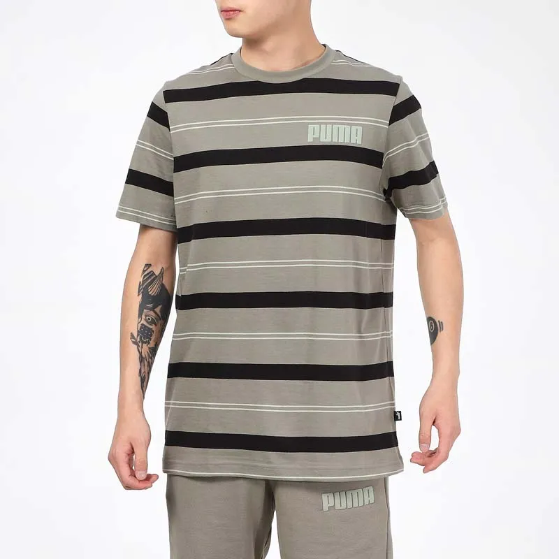 PUMA T Shirts Men Army Green-2