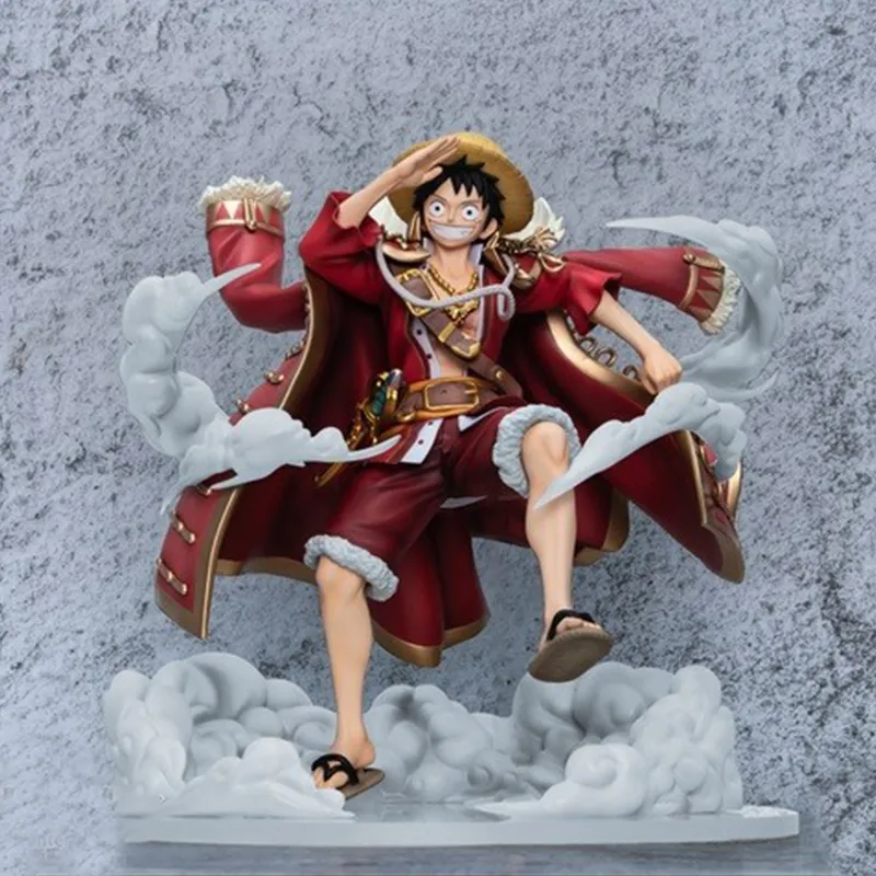 BANDAI Monkey D. Luffy Bnfigure Bntsh One Piece Departure New World Scale Figures 18cm-1