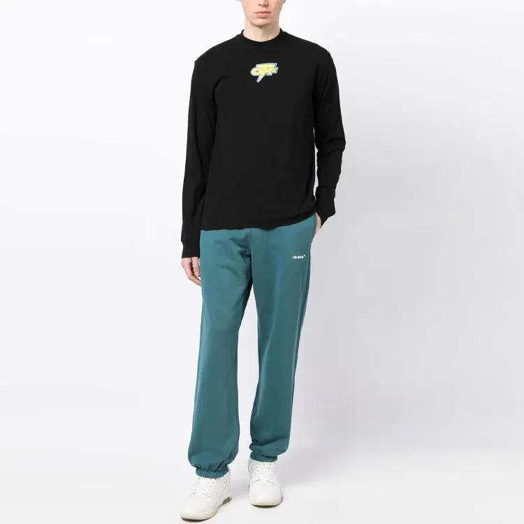 OFF WHITE Chain Arrow Slim Sweatpants-1