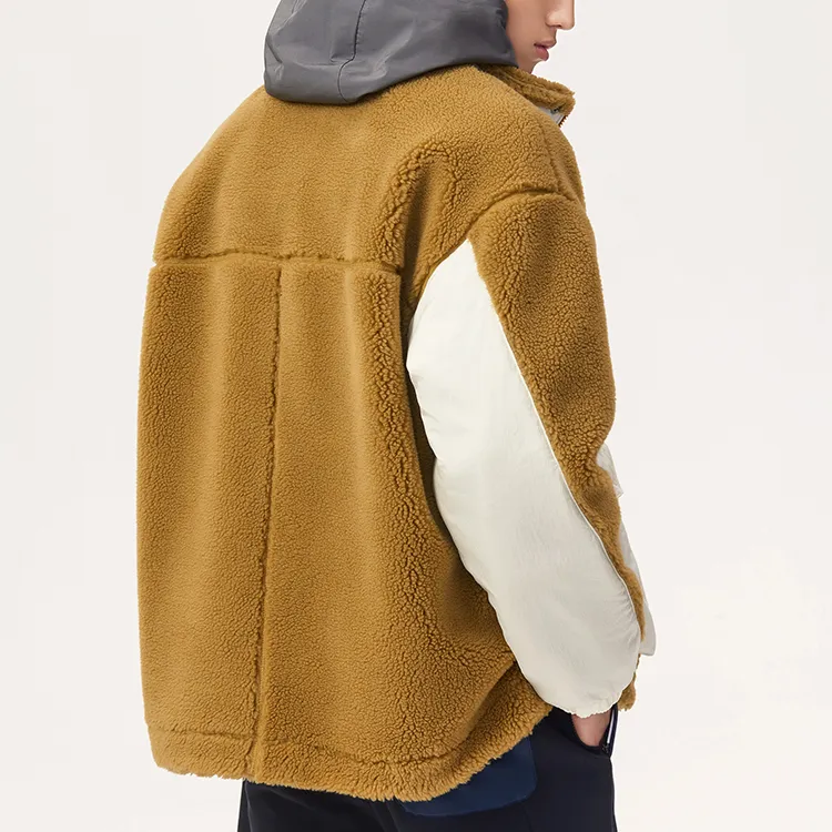 FILA FUSION TOKYO STUDIO Velvet Jackets Men Umber Brown-2