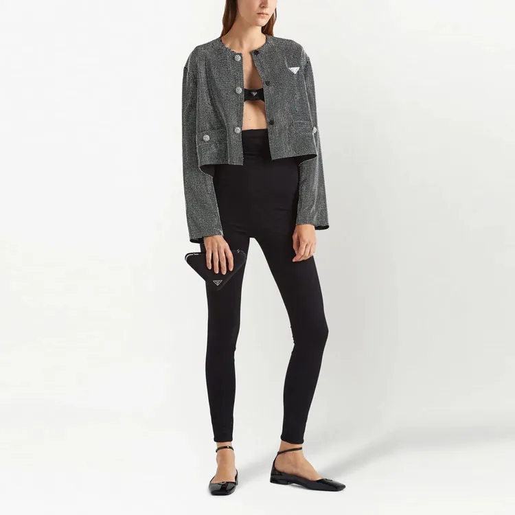 PRADA Leggings Women's Black-1
