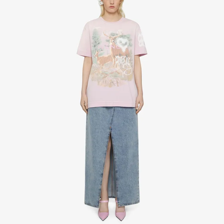 Givenchy T Shirts Women's Pink-1
