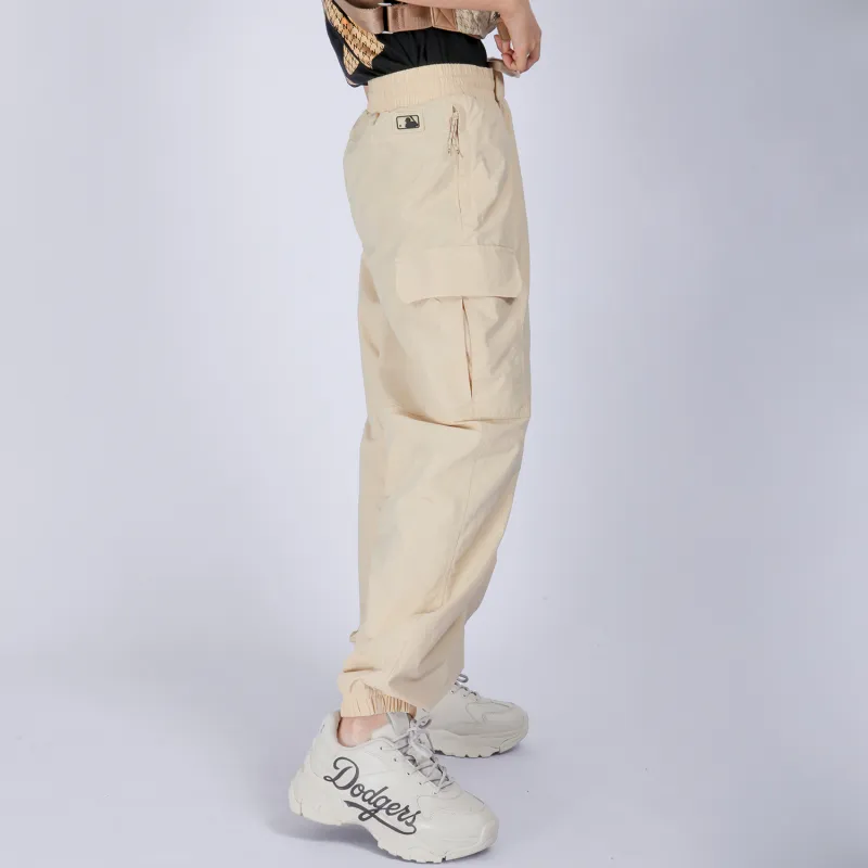 MLB New York Yankees Knitted Sweatpants Unisex Beige-4