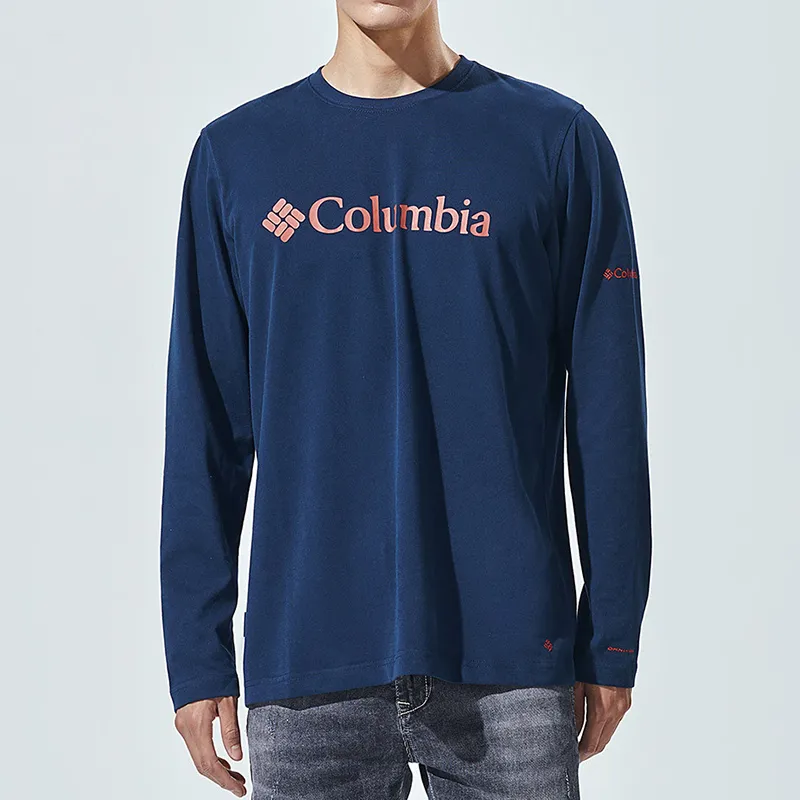 Columbia T Shirt Men's Navy Blue-2