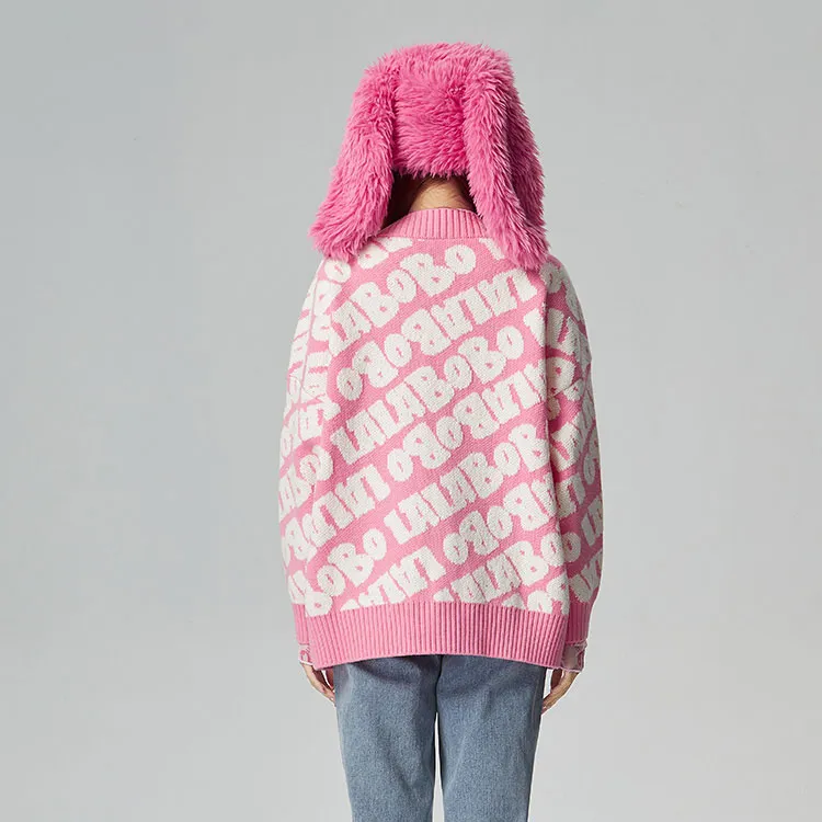 LALABOBO Sweaters Women's Pink-2