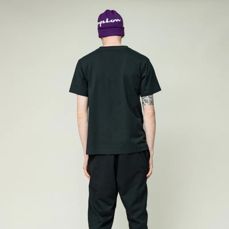 Champion T Shirt Japan Version Unisex Black-3
