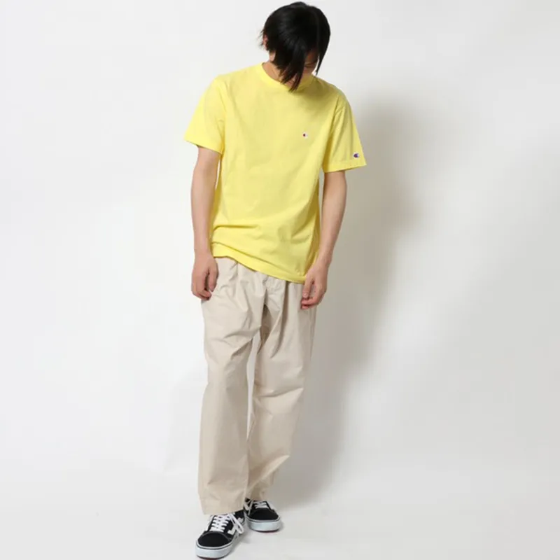 Champion T Shirts Unisex Lemon-3