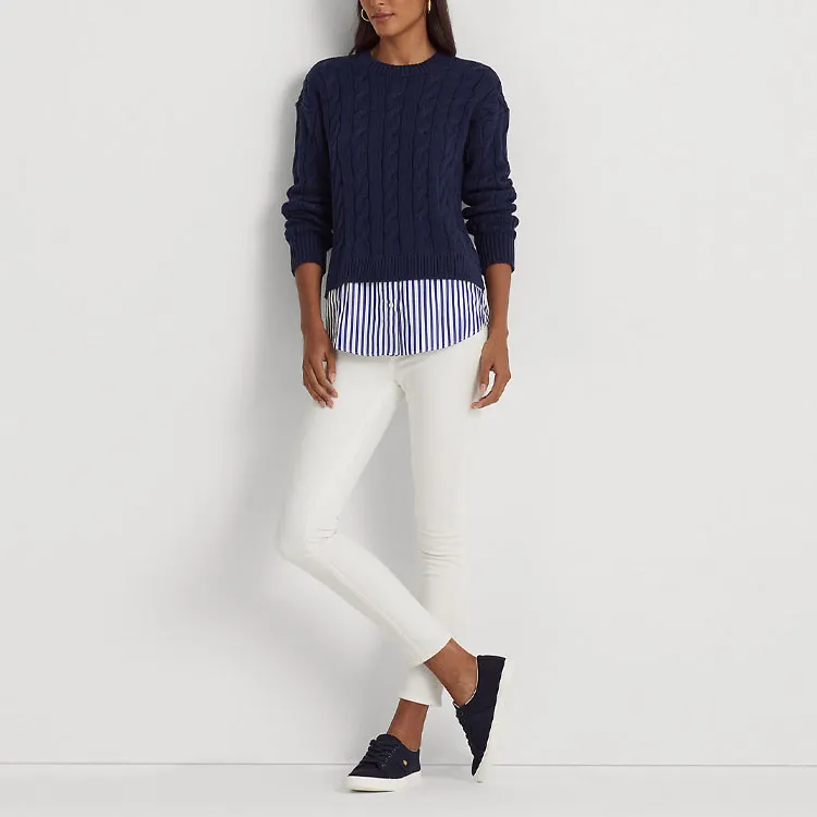 Polo Ralph Lauren SS23 Sweater Women's Dark Blue-1