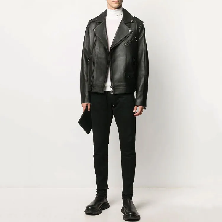 KARL LAGERFELD / Karl Lagerfeld Jeans Leather Biker Jacket-1