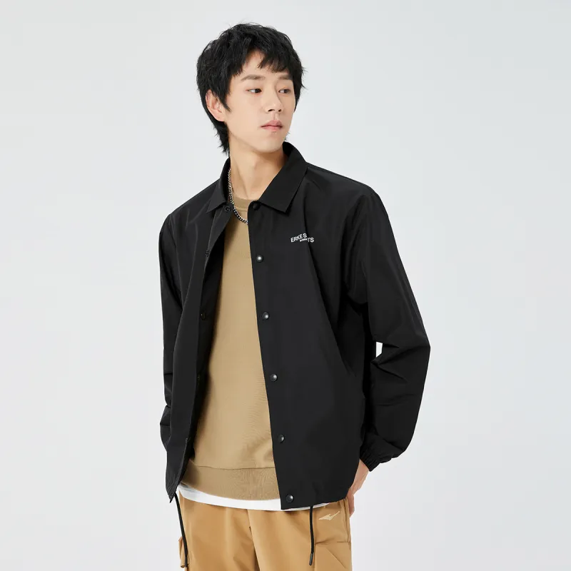 Erke Jackets Men Jet Black-5