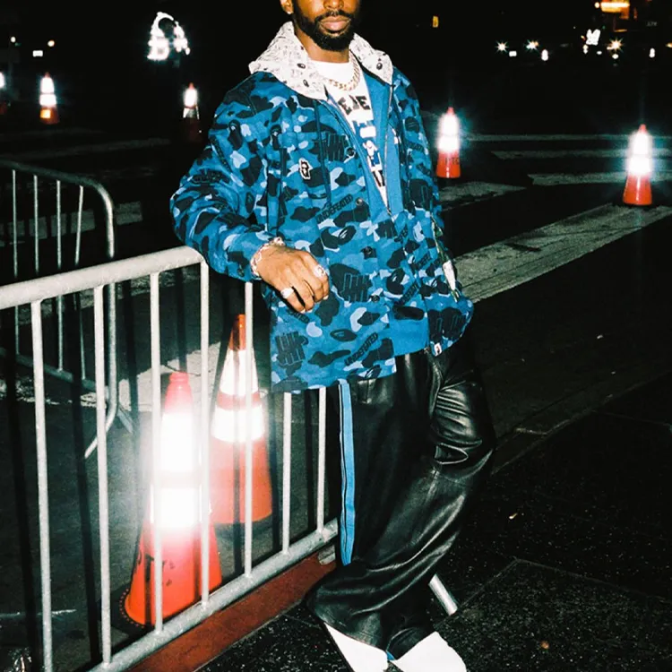 A BATHING APE X UNDEFEATED Color Camo Flannel Jacket-2