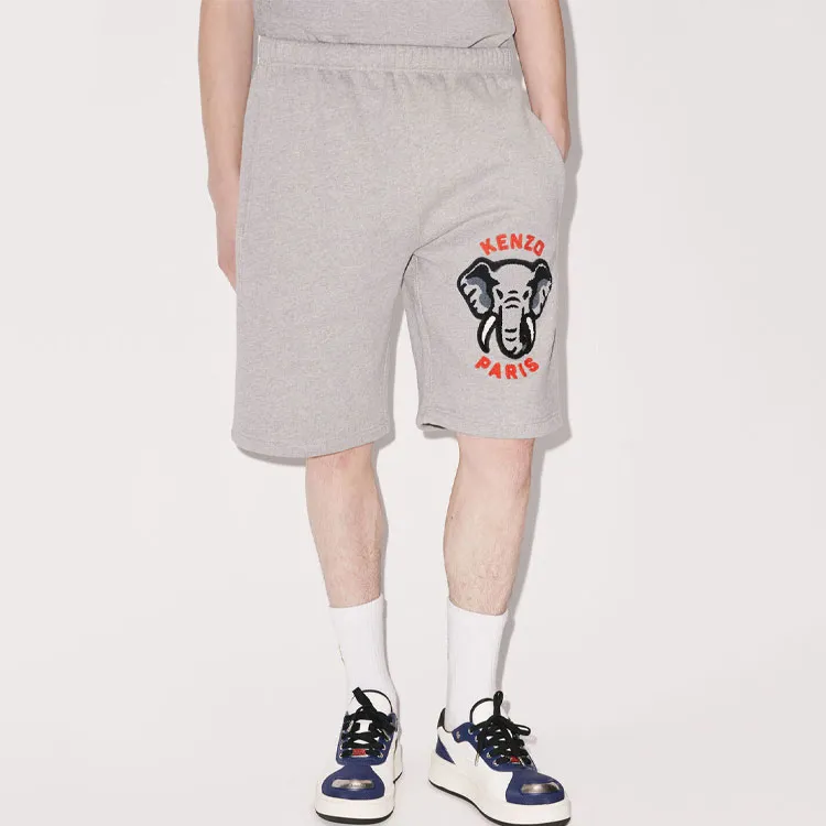 KENZO Logo Detailed Varsity Shorts-3