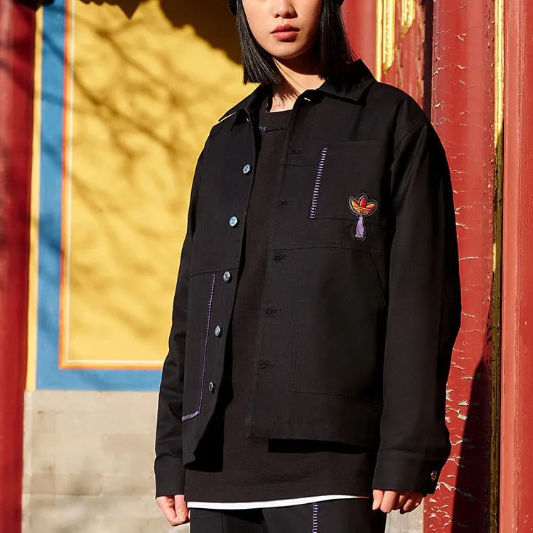 Adidas Originals Jackets Coats Unisex Black-5