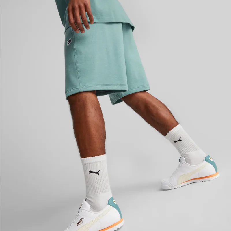 PUMA SS23 Downtown Casual Shorts Men Light Green-4