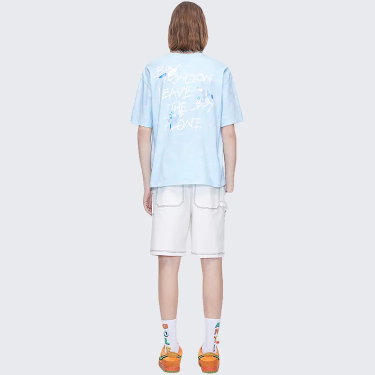 Boy London Elbow Length Sleeved T Shirt Unisex Blue-7