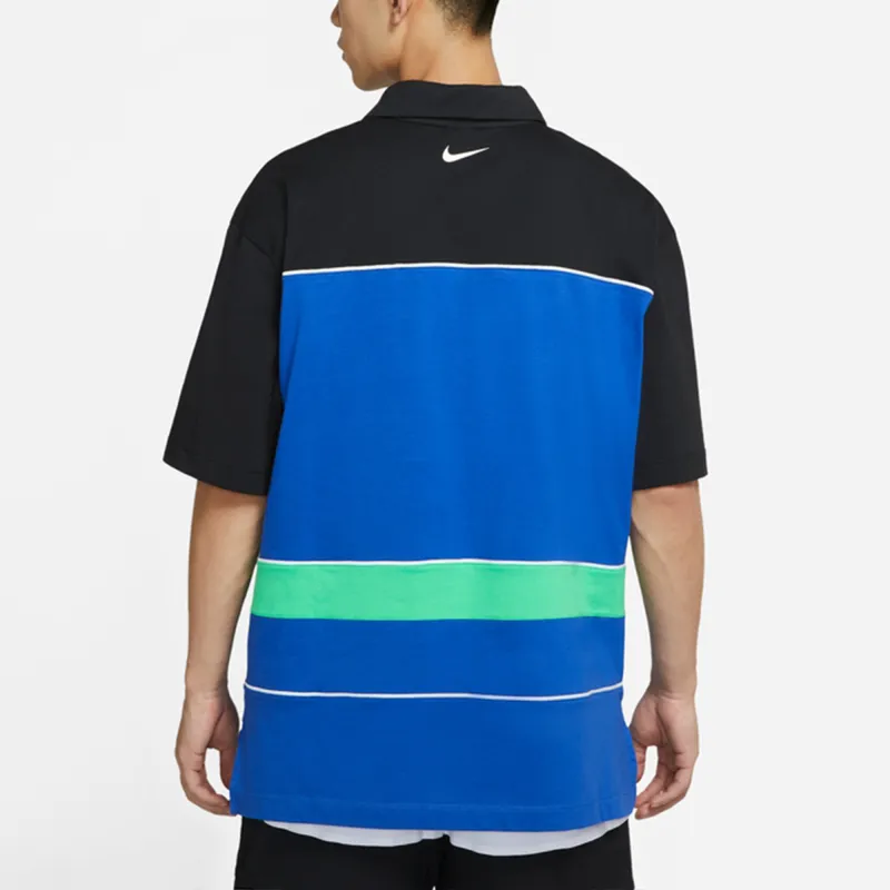 Nike Polo Shirts Men Blue-4