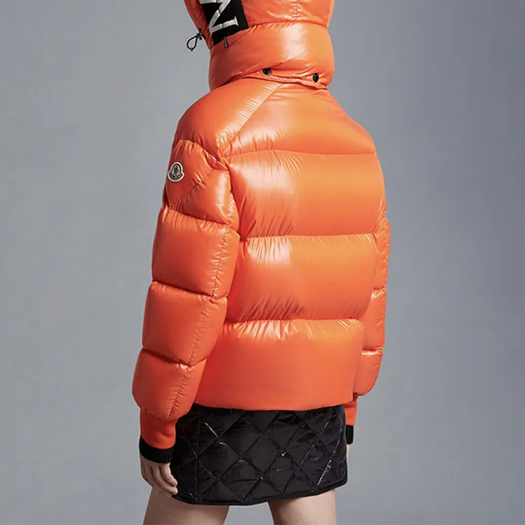 Moncler Down Jackets Women's Bright Orange-2