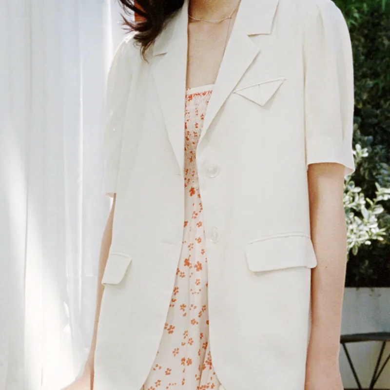 Even Vintage Business Suits Women's Ecru-2