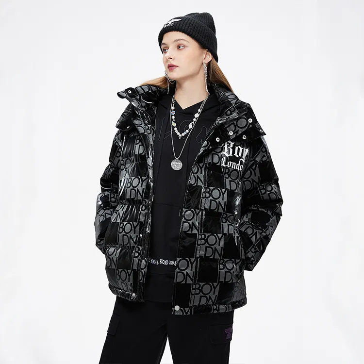 Boy London Down Jacket Winter Unisex Black-7