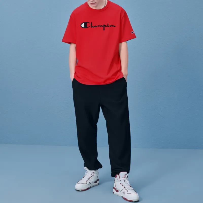 Champion T Shirt US Version Unisex Dark Red-1