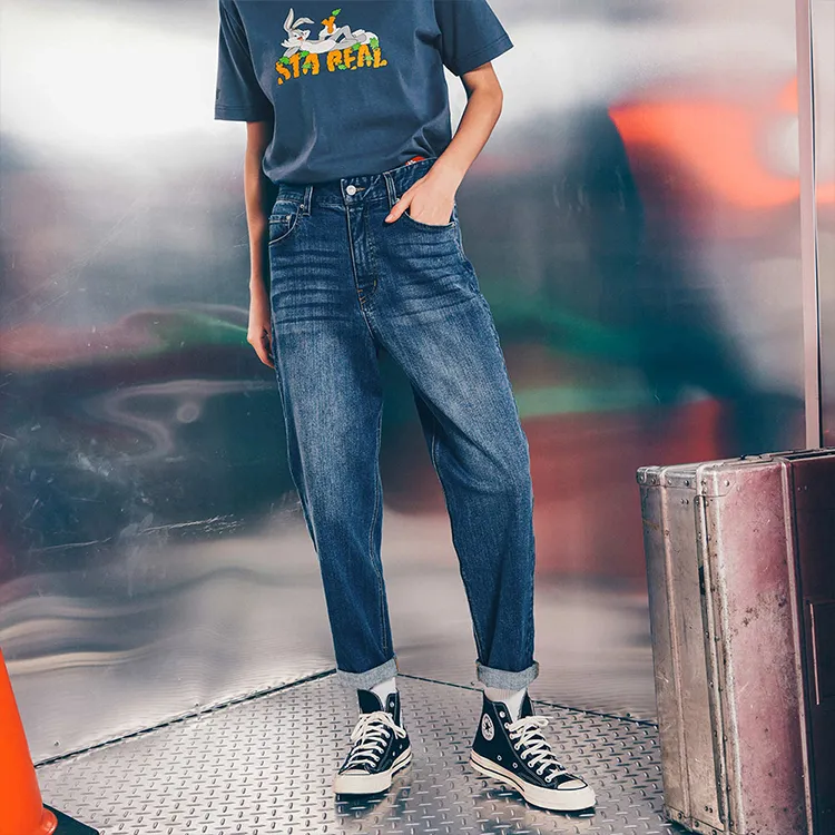 STAYREAL Looney Tunes Straight Jeans Unisex-4