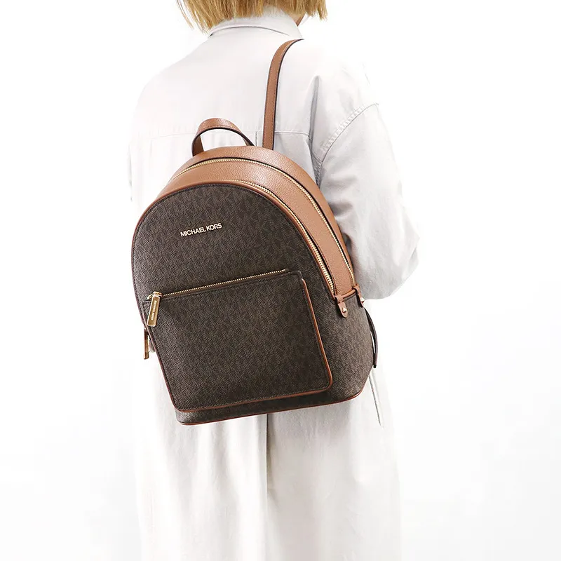MICHAEL KORS Adina Canvas Backpack Regular Women's Brown-4